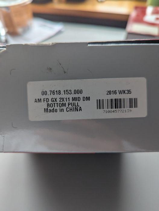 Przerzutka SRAM MTB GX przód 2x11 b. średni DM dolny ciąg
