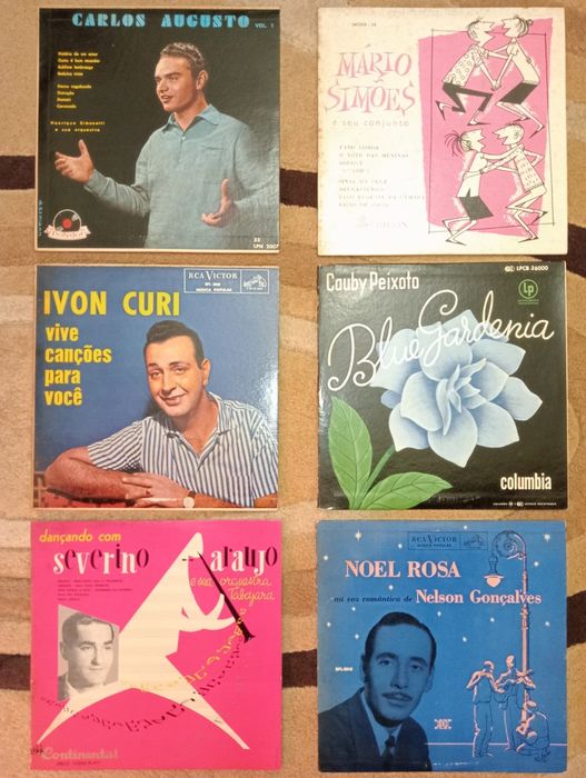 Discos Vinil, Música Brasileira Anos 50,  10" Polegadas (33rpm)