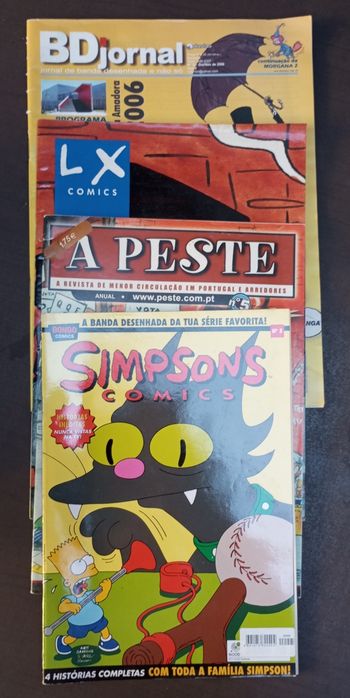 Revistas diversas de BD francesa, portuguesa, etc