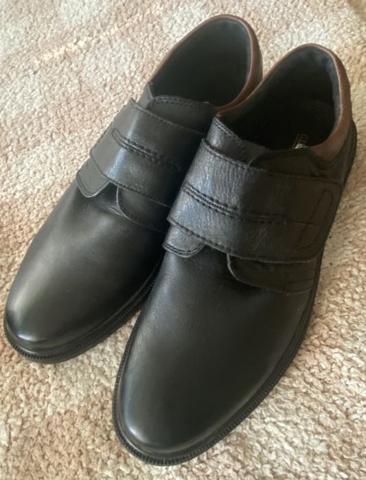 Półbuty męskie skóra, rozmiar 46