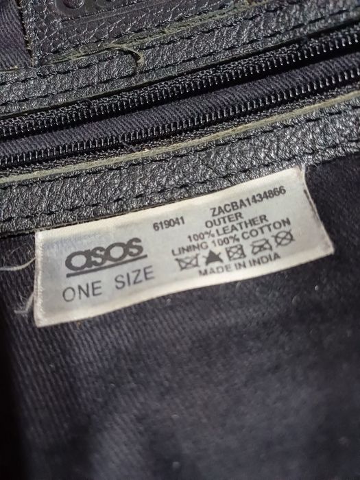 Мужская сумка Asos натуральная кожа