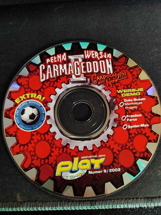 Carmageddon 2 Carpocalypse Now + Liga Polska Manager 2002 PC PL muzyka Iron Maiden