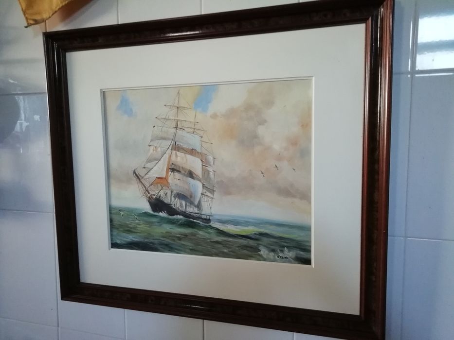 Quando Pintado Mão C Assinatura do Artista
