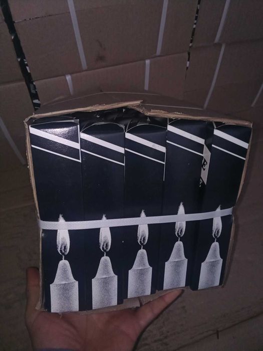 Свічки столові 6 шт в пачці