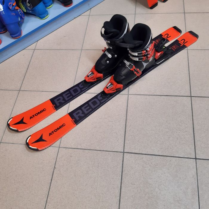 narty Atomic Redster J2 110cm+buty Atomic 21.5cm