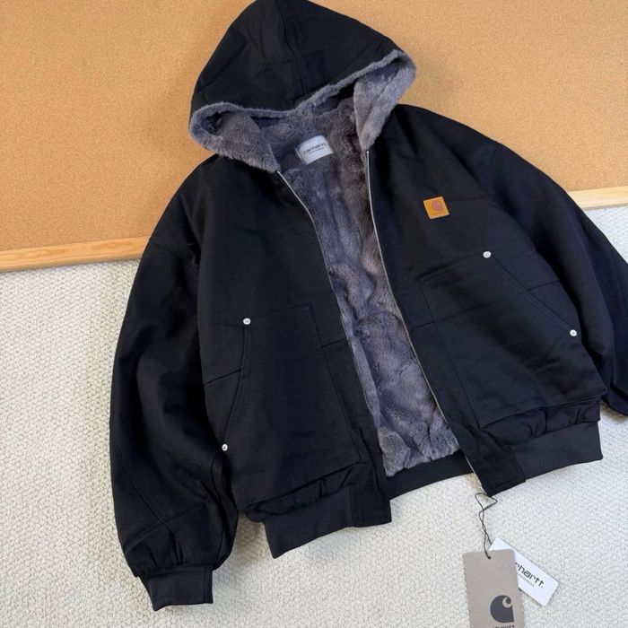 Куртка бомбер Carhartt з хутром/ тепла ккртка кархарт