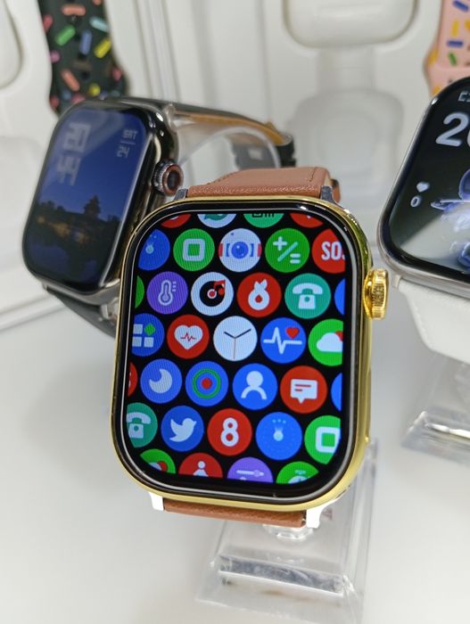 Набор ‼️ Smart watch S9 ДВА РЕМЕШКА + НАУШНИКИ! Смарт часы/годинник ‼️