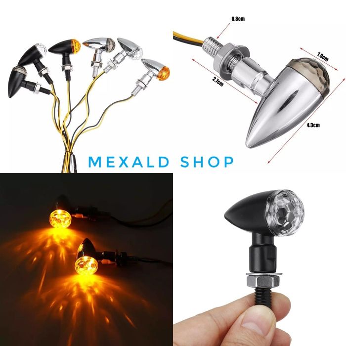 Повороты на мотоцикл Rizoma led Honda Kawasaki Yamaha Ducati Suzuki