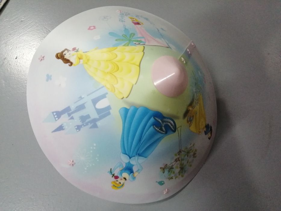 Candeeiro de princesas disney