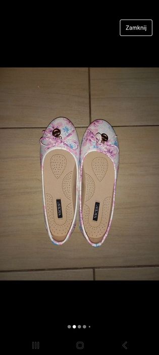 Buty balerinki baleriny