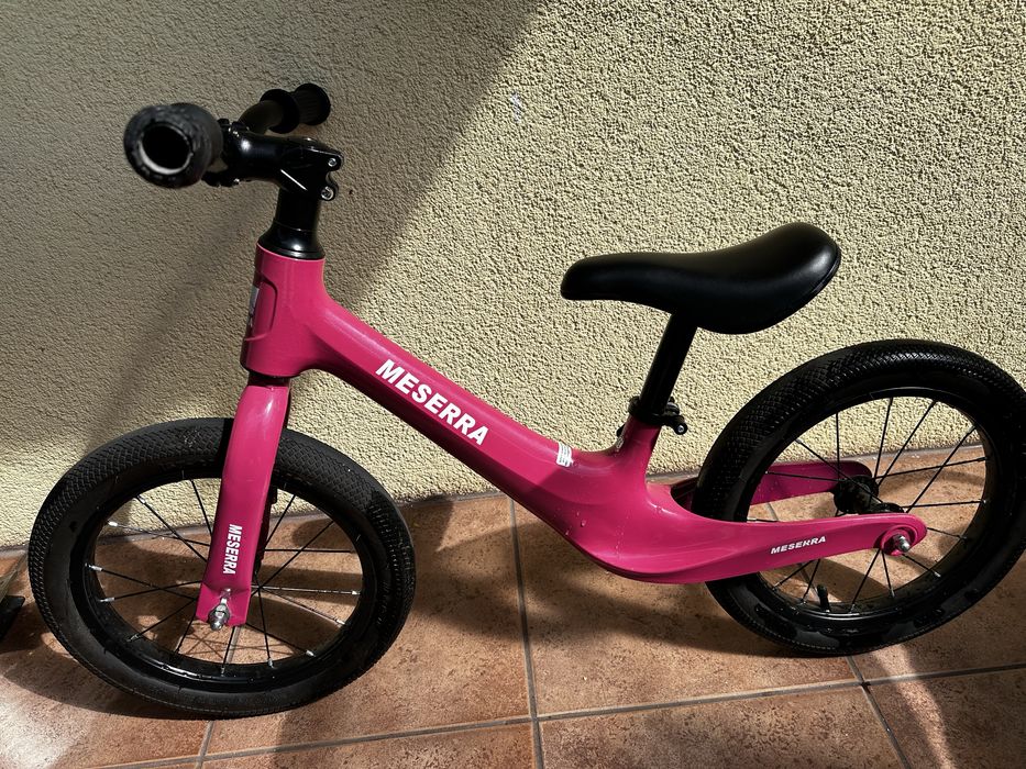 Rowerek biegowy MESERRA 14” – różowy