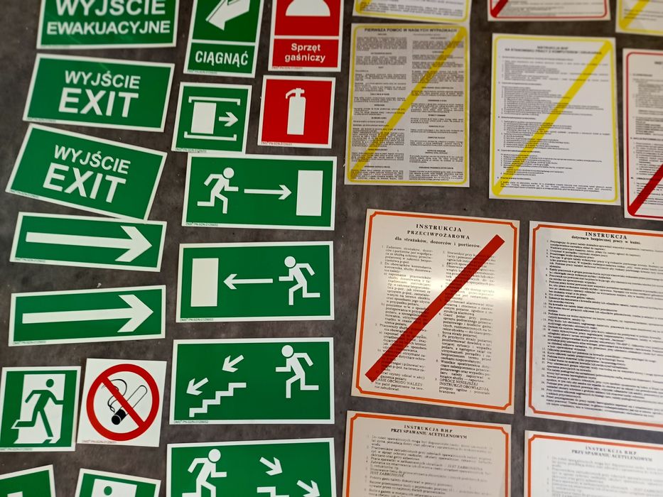 Tablice BHP informacyjne