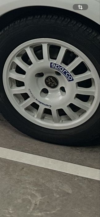 Jantes sparco cromodona 14 com pneus novos