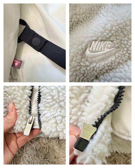 Nike Womens Therma-FIT куртка шерпа