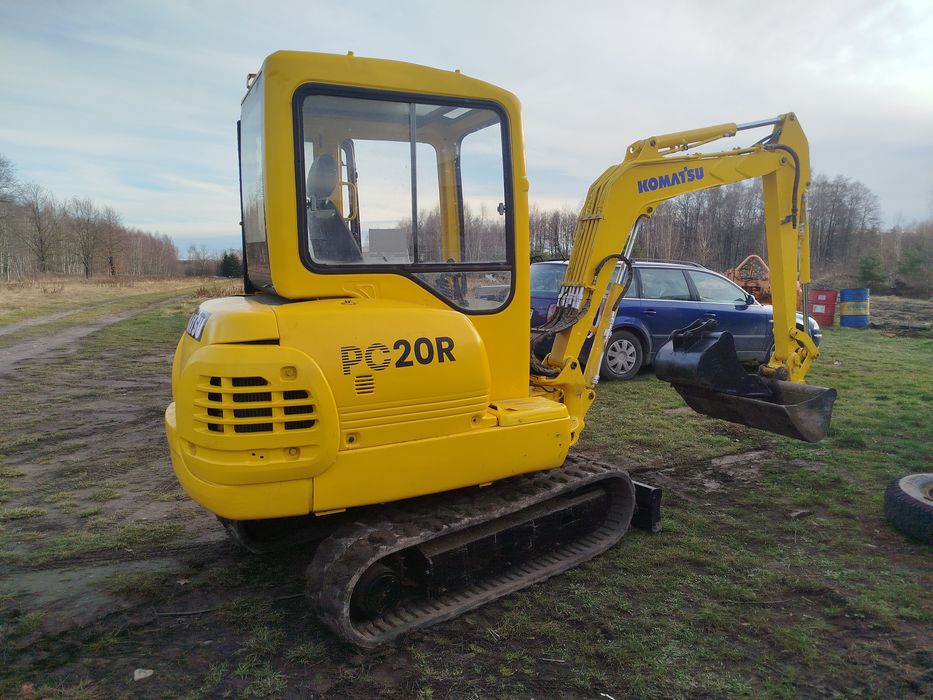 Terex tc20 minikoparka Komatsu PC20R8