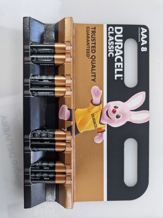 Baterie alkaliczne duracell R3. aaa 8szt