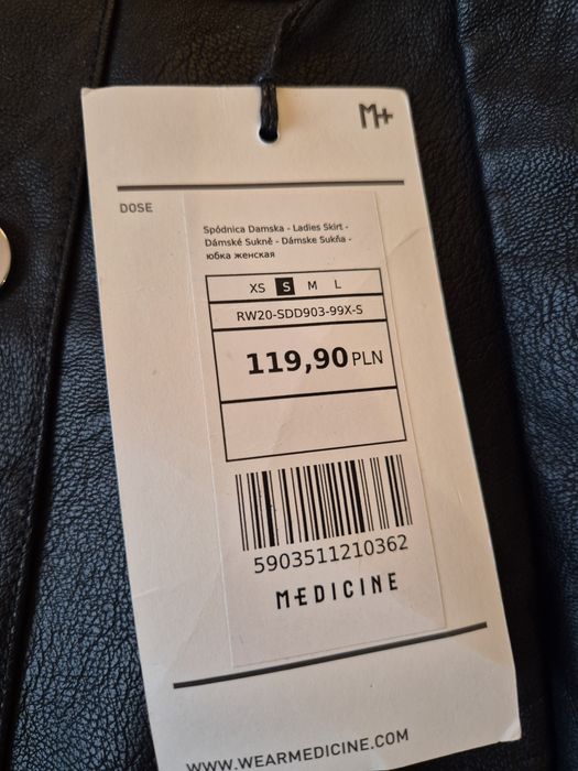 Spódniczka z ekoskóry Medicine