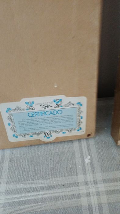 3 quadros réplica em porcelana esmaltada de uma obra de Renoir