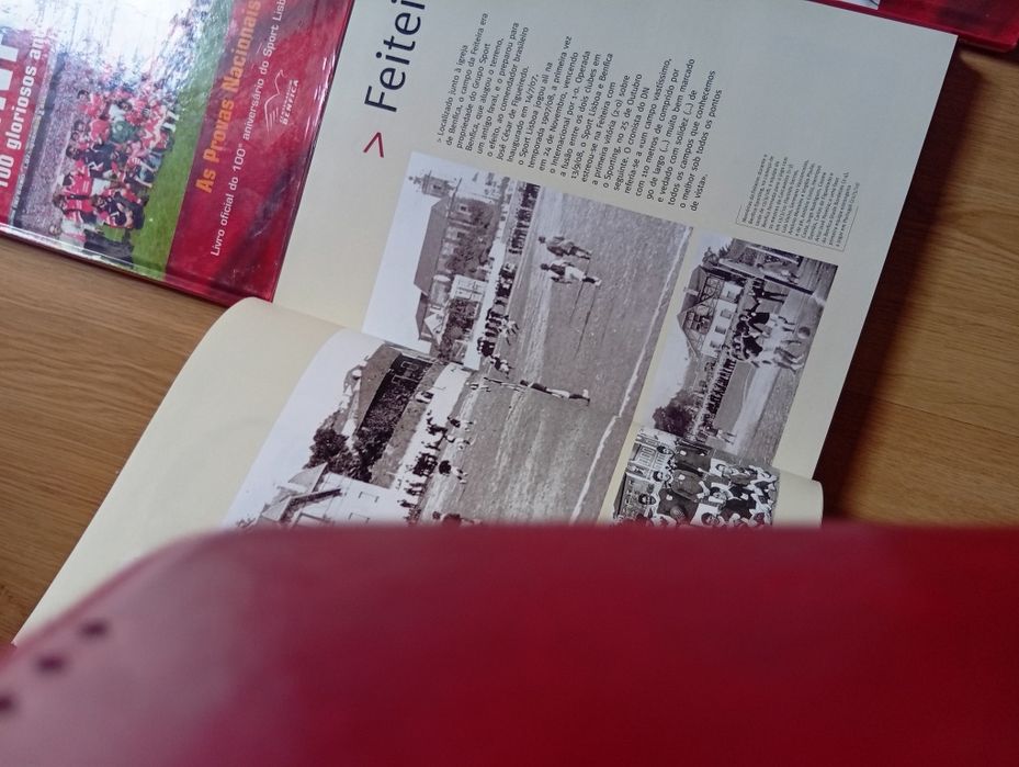 Conjunto de livros sport Lisboa e Benfica