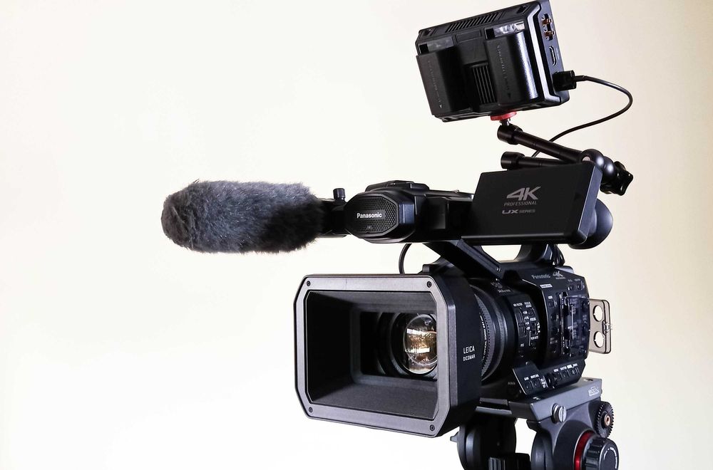camera de filmar profissional 4 k e fhd