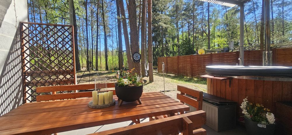 Domek nad jeziorem sauna jacuzi balia panieński kawalerski sylwester