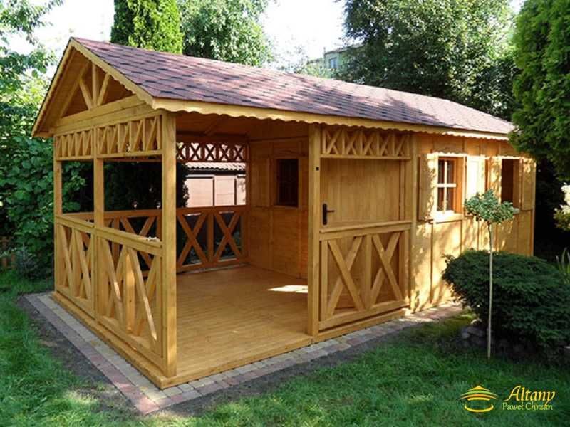 DOMEK MICHAŚ 3x4,5m Impregnowany +Podłoga Taras Dach 2-spad Producent