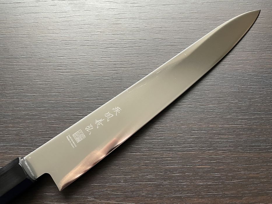 Професійний кухонний ніж-слайсер Yoshihiro Ice Hardened Stainless St.
