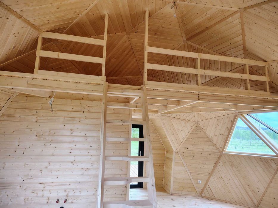 Kopuła geodezyjna, warsztatowa, glamping, dom kopułowy