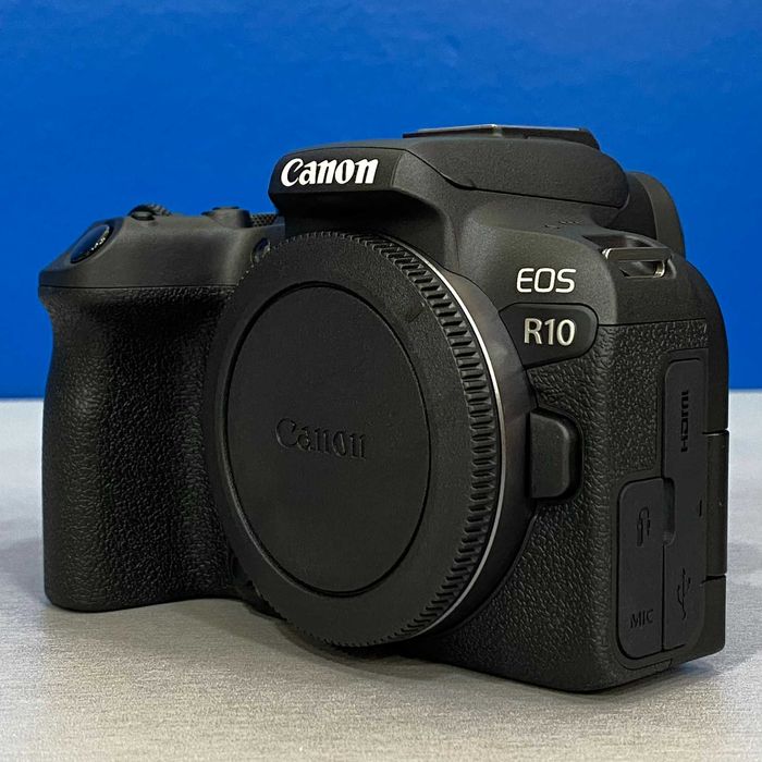 Canon EOS R10 (Corpo) - 24.2MP - NOVA - 3 ANOS DE GARANTIA
