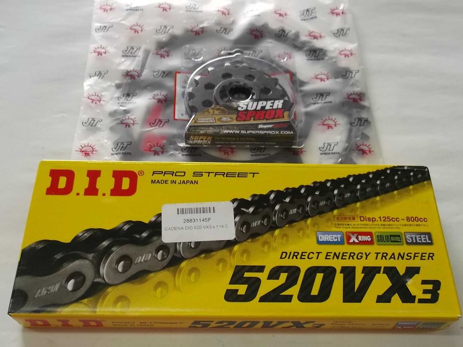 Kit Transmissao com corrente DID X-Ring Honda NC 700, NC 750,