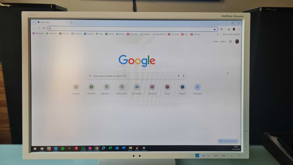 Nec MultiSync EA244WMi 24" 1920x1200 LED IPS pivot hub USB PROF Gdańsk