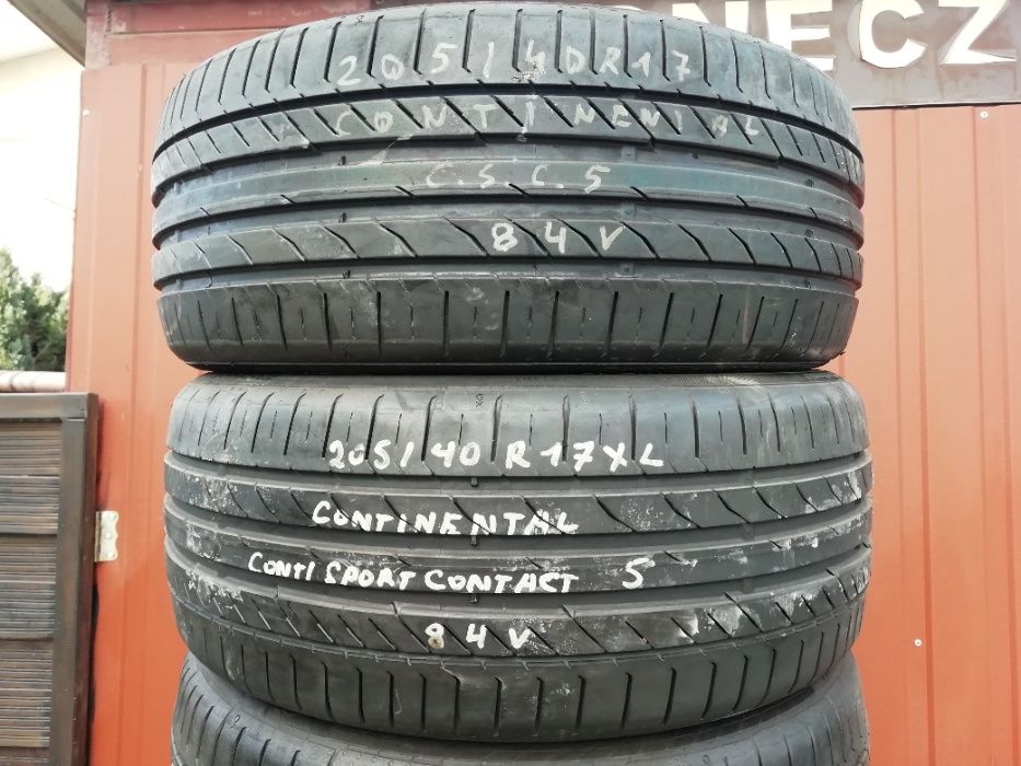 205/40 R17 84V - Continental Conti Sport Contact 5 (1 sztuka)