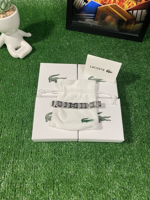 ‼️Акція‼️ Браслет Lacoste / Браслет Лакоста / Срібний браслет Lacoste/