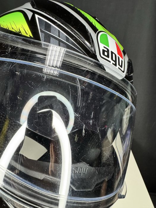 Kask Motocyklowy Agv ML K3-SV Green Sportowy Turystyczny Hjc Ls2 Shark Nolan Lazer