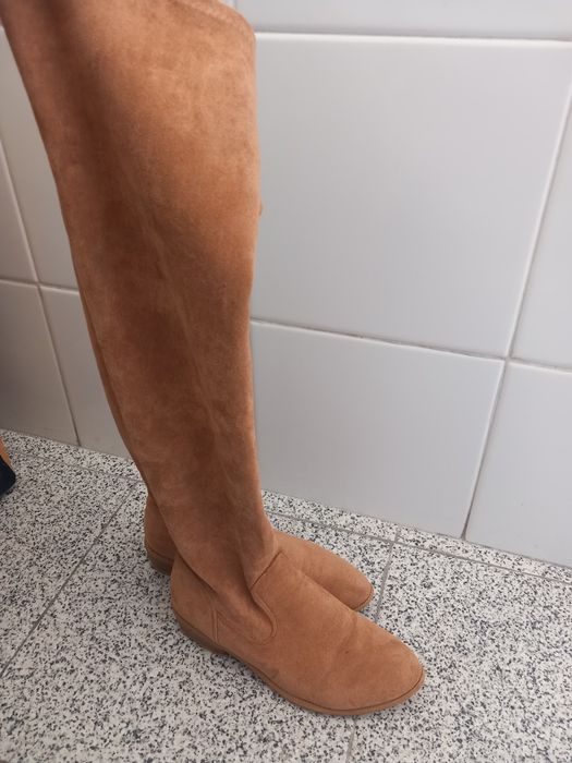 Botas Altas Bege