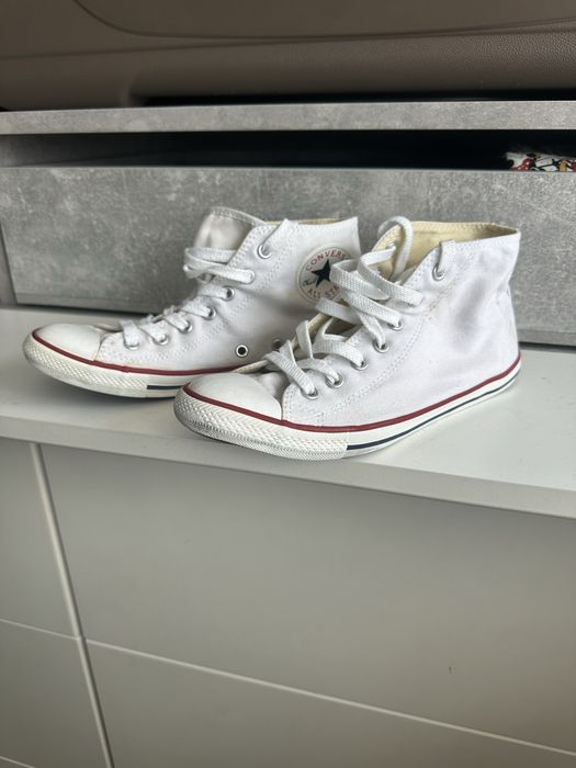 Damskie białe Converse 38
