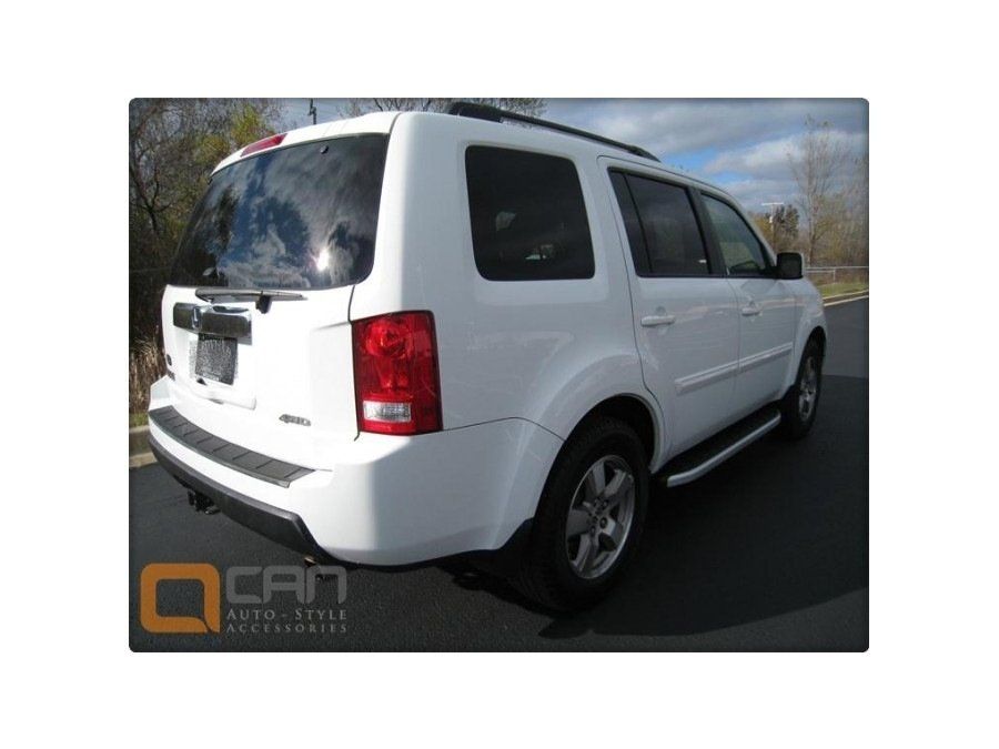 Honda Pilot 2008-2015 рр. Бокові пороги Fullmond (2 шт., Алюм.)
