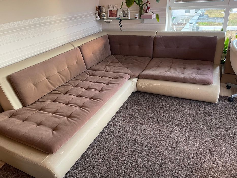 Duża sofa narożna / modułowa – wygodna, designerska