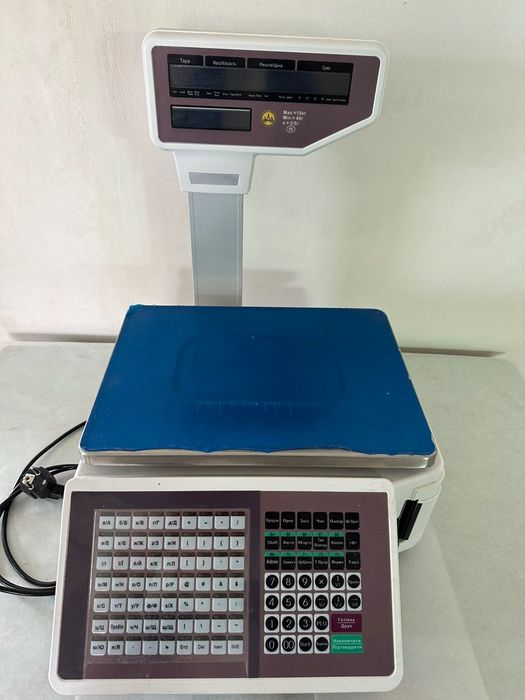 Ваги з друком етикетки ВТНЕ-ПРИНТ-15Н2-2 | (15 KG)