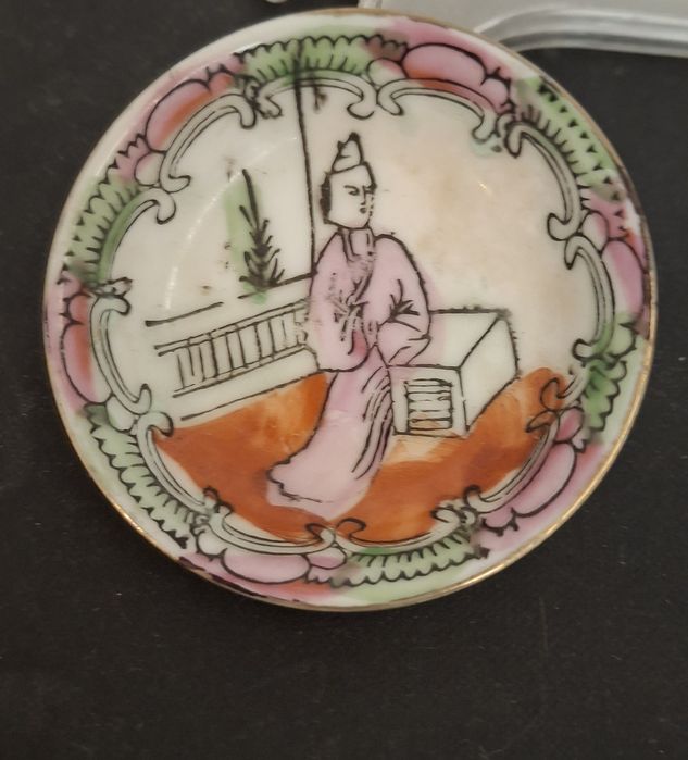 Pequeno prato companhia das indias Representando Alto dignitario séc