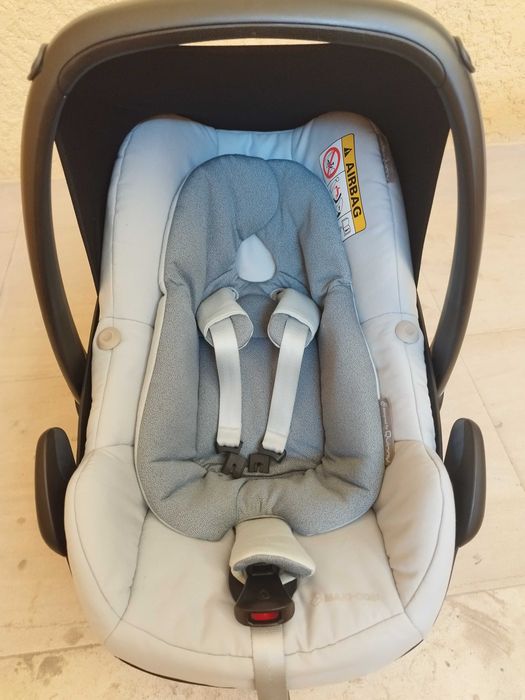 Carrinho, ovo, cadeira e ISO-fix