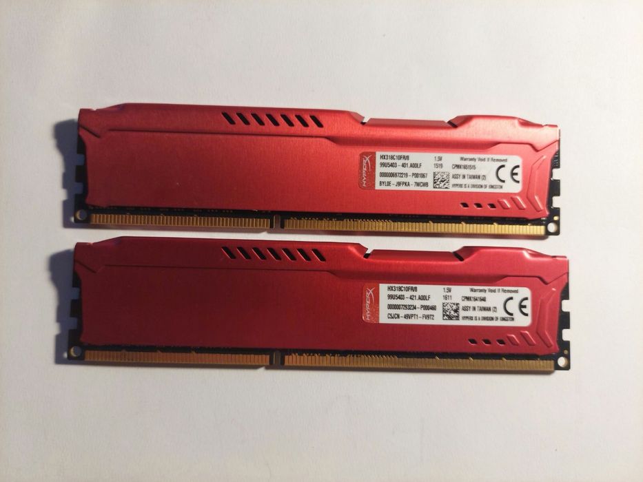 Ddr3 8gb 1866 HyperX pc3-14900 оперативна памʼять одна планка 8гб