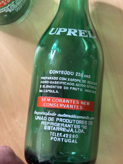 Garrafas pirogravadas antigas/vintage - Uprel