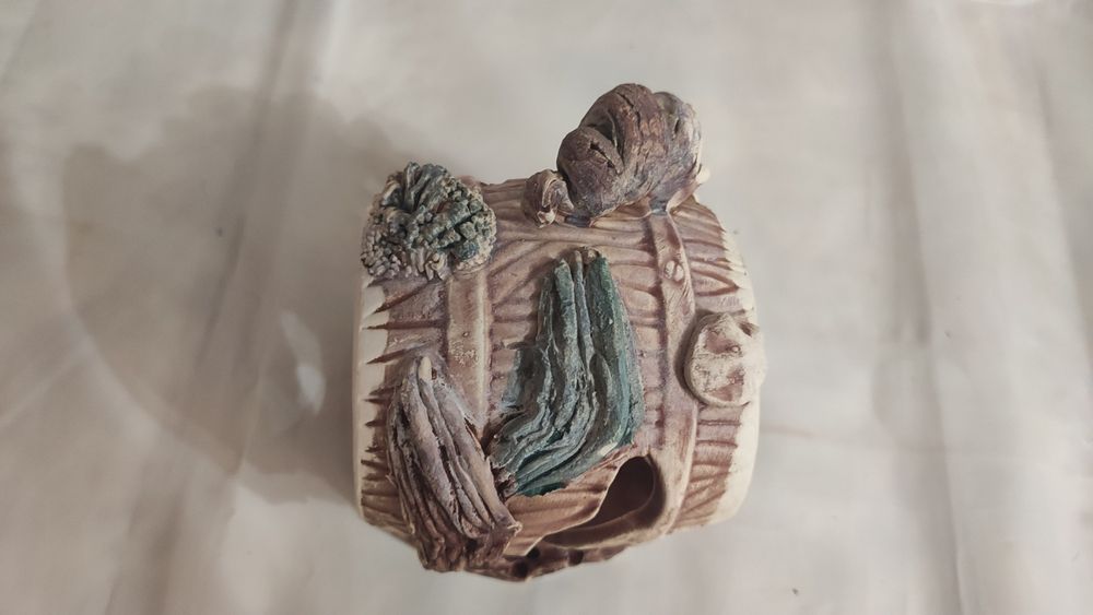 Декорация для аквариума, бочка,домик, островок для черепахи