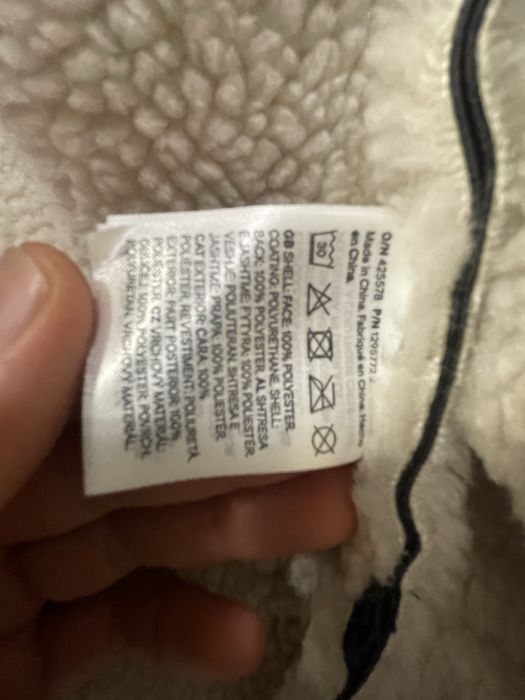 Kurtka skurzana z kożuchem