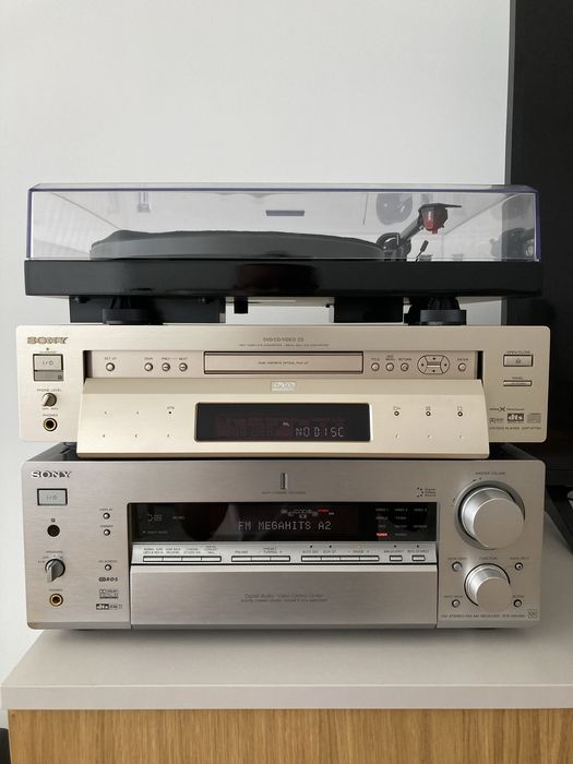 Leitor DVD/CD/Video CD Raro Topo de Gama Sony DVP-S7700