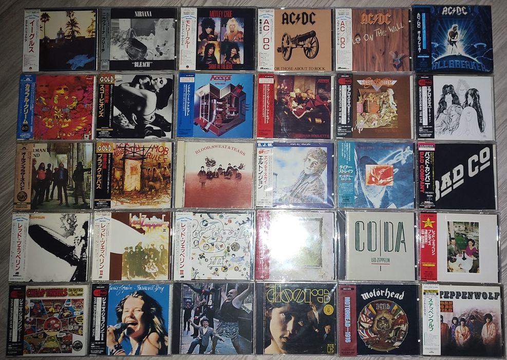 Фирменные CD ZZ Top,Kiss,M.Jackson,Visage,Prodigy,Nirvana,Wyclef Jean