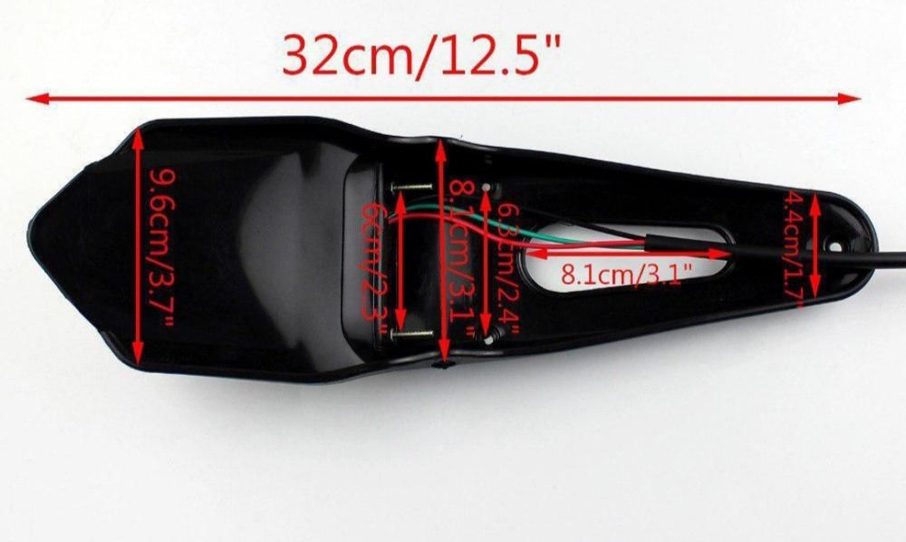 Хвіст для мотоцикла зі стоп сигналом, LED повороти на ендуро крос піт
