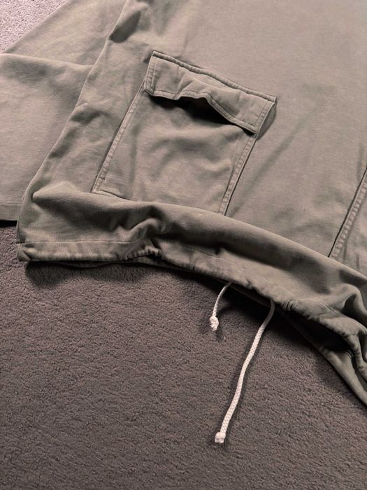 Bluza Nike L Khaki Kaptur Kieszenie Regulowana Ściągacze Hoodie