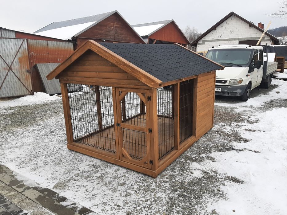 Kojec dla psa drewniany